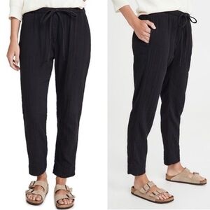 XIRENA Jordyn Black Cotton Pants